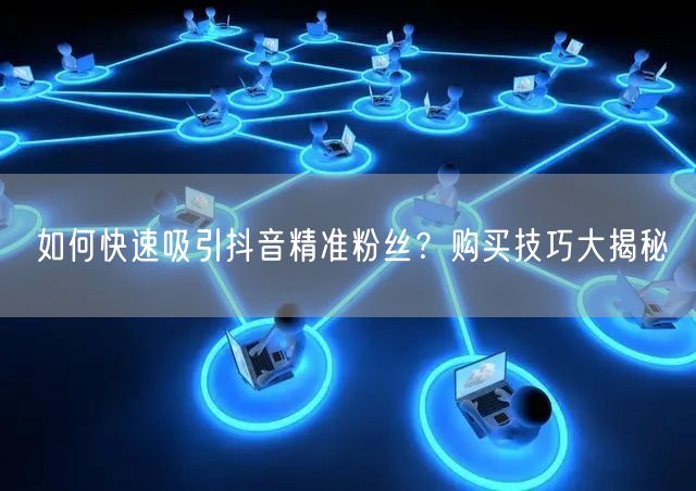 如何快速吸引抖音精准粉丝？购买技巧大揭秘