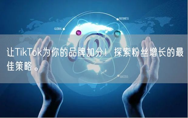 让TikTok为你的品牌加分！探索粉丝增长的最佳策略。
