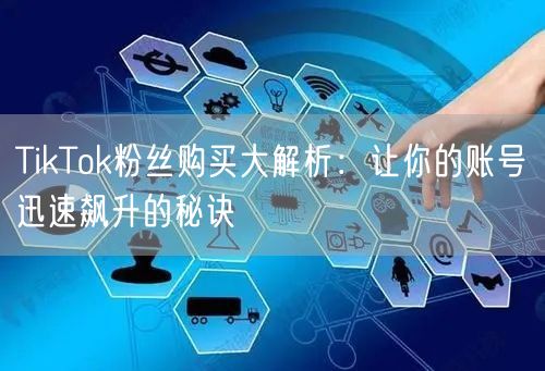 TikTok粉丝购买大解析：让你的账号迅速飙升的秘诀
