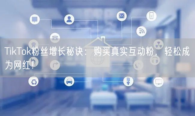 TikTok粉丝增长秘诀：购买真实互动粉，轻松成为网红！