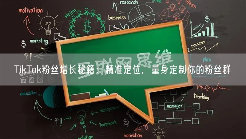 TikTok粉丝增长秘籍：精准定位，量身定制你的粉丝群