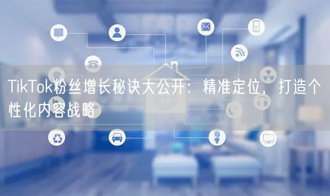 TikTok粉丝增长秘诀大公开：精准定位，打造个性化内容战略