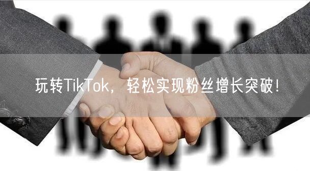 玩转TikTok，轻松实现粉丝增长突破！