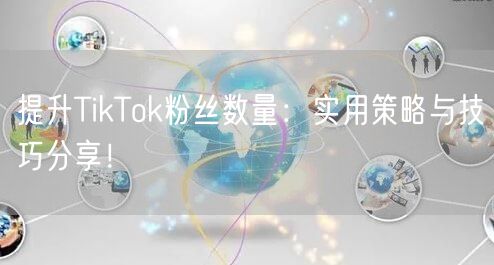 提升TikTok粉丝数量：实用策略与技巧分享！