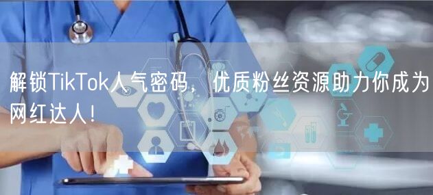 解锁TikTok人气密码，优质粉丝资源助力你成为网红达人！