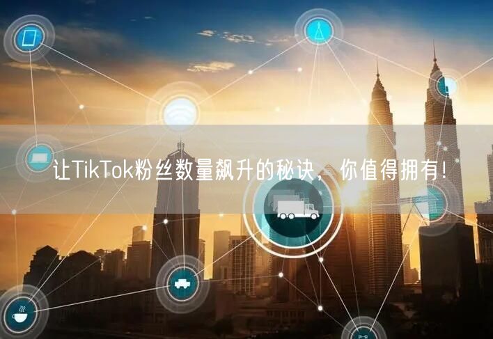 让TikTok粉丝数量飙升的秘诀，你值得拥有！