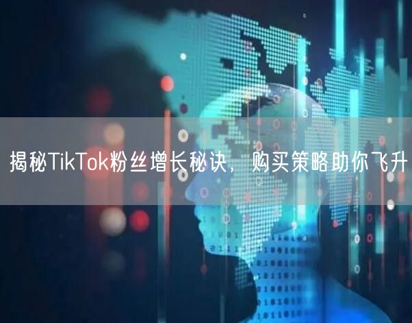 揭秘TikTok粉丝增长秘诀，购买策略助你飞升