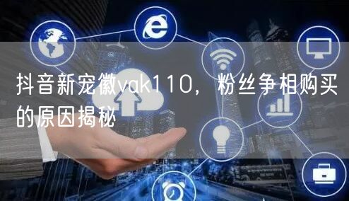 抖音新宠徽vak110，粉丝争相购买的原因揭秘