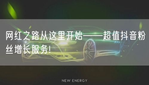网红之路从这里开始——超值抖音粉丝增长服务!