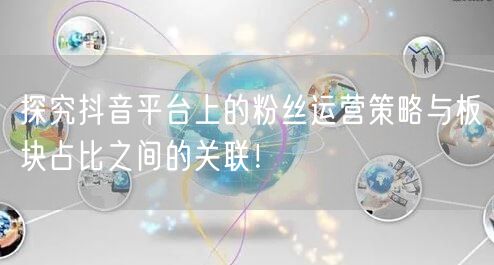 探究抖音平台上的粉丝运营策略与板块占比之间的关联！
