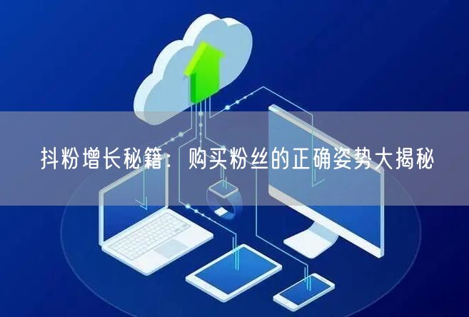 抖粉增长秘籍：购买粉丝的正确姿势大揭秘