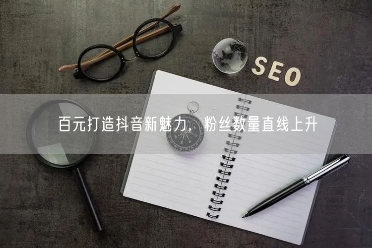 百元打造抖音新魅力，粉丝数量直线上升