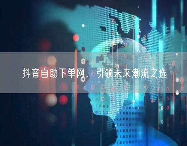 抖音自助下单网，引领未来潮流之选