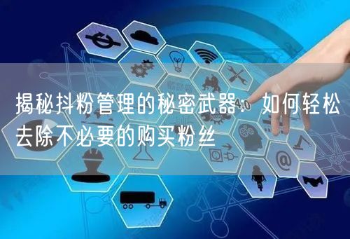 揭秘抖粉管理的秘密武器：如何轻松去除不必要的购买粉丝