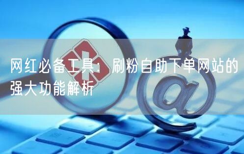 网红必备工具：刷粉自助下单网站的强大功能解析