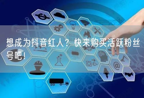想成为抖音红人？快来购买活跃粉丝号吧！