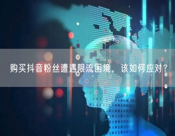 购买抖音粉丝遭遇限流困境，该如何应对？