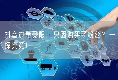 抖音流量受限，只因购买了粉丝？一探究竟！