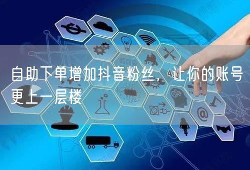 自助下单增加抖音粉丝，让你的账号更上一层楼