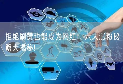 拒绝刷赞也能成为网红！六大涨粉秘籍大揭秘!