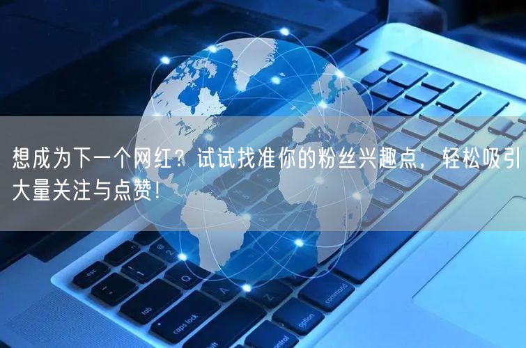 想成为下一个网红？试试找准你的粉丝兴趣点，轻松吸引大量关注与点赞！