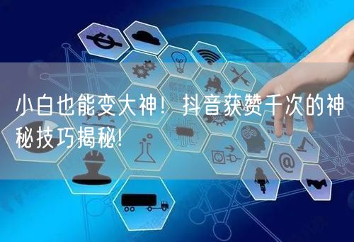 小白也能变大神！抖音获赞千次的神秘技巧揭秘!