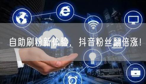 自助刷粉新体验，抖音粉丝翻倍涨！