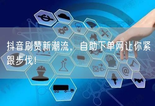 抖音刷赞新潮流，自助下单网让你紧跟步伐！