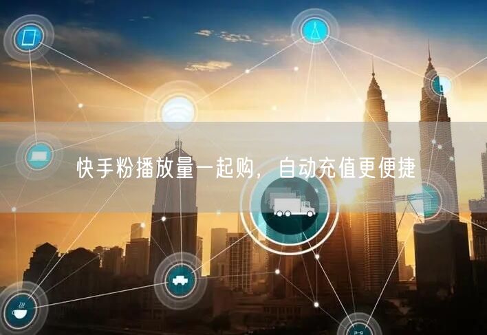 快手粉播放量一起购，自动充值更便捷
