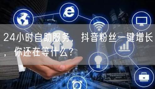 24小时自助服务，抖音粉丝一键增长，你还在等什么？