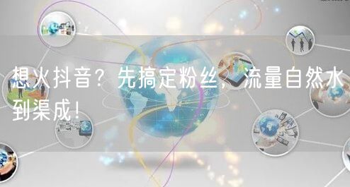 想火抖音？先搞定粉丝，流量自然水到渠成！