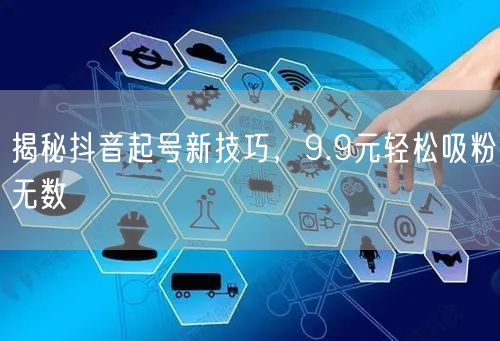 揭秘抖音起号新技巧，9.9元轻松吸粉无数