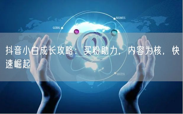 抖音小白成长攻略：买粉助力，内容为核，快速崛起