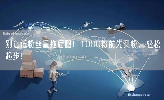 别让低粉丝量拖后腿！1000粉前先买粉，轻松起步！