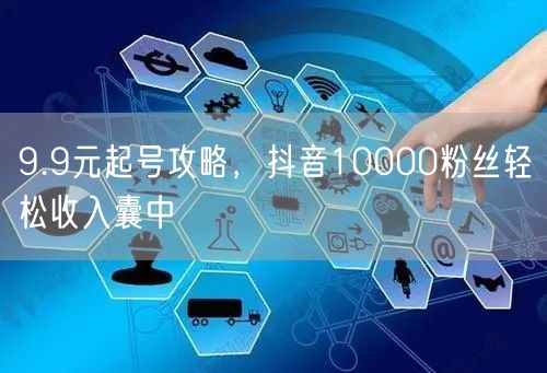 9.9元起号攻略，抖音10000粉丝轻松收入囊中