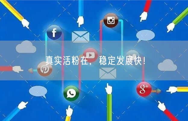 真实活粉在，稳定发展快！
