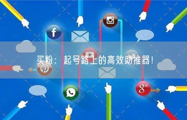 买粉：起号路上的高效助推器！